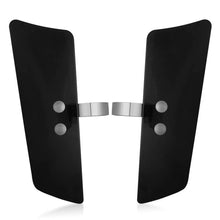 Load image into Gallery viewer, Motorcycle Black Front Wind Fork Air Deflector For Honda Suzuki Kawasaki Yamaha