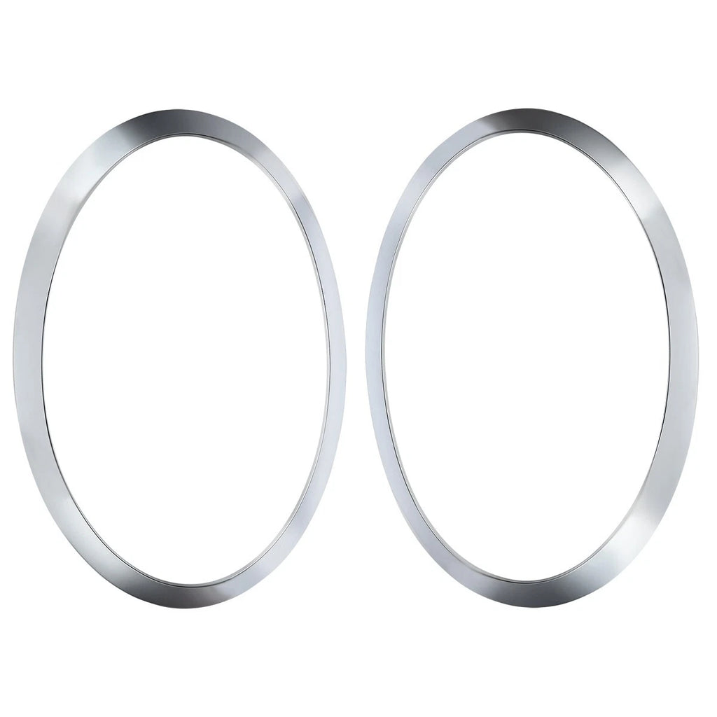 Left+Right Headlight Trim Ring Cover For BMW For Mini Cooper F55 F56 F57 14-21 S