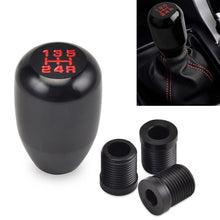 Load image into Gallery viewer, Aluminum Car Universal Manual Gear Knob Shifter 5 Speed Stick Shift Lever Black