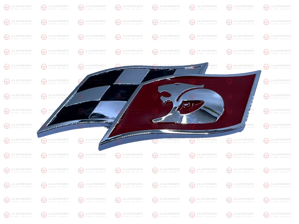 Red HSV Racing Flag Badge Emblem Holden Commodore V8 SV6 SS SV8 GTS R8 Maloo