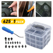 Load image into Gallery viewer, 625X Car Trim Clips Kit Fastener Rivet Retainer Bumper Panel Push BOX Pin