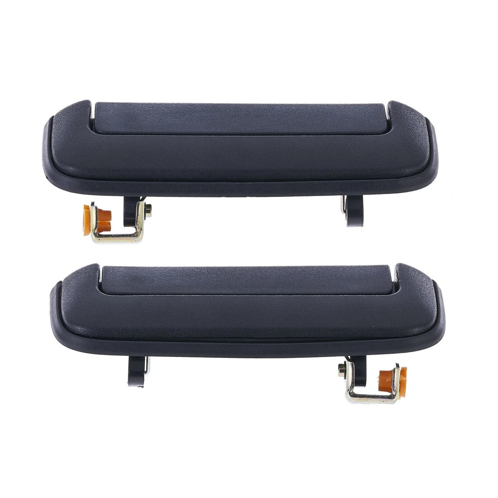 Door Handle Outer for Mitsubishi Triton 96-07 Set of 2 Black FRONT LH+RH