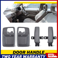 Load image into Gallery viewer, PAIR OF RH &amp; LH INNER INSIDE DOOR HANDLES FOR HOLDEN TF RODEO 1988 TO 2002 GREY