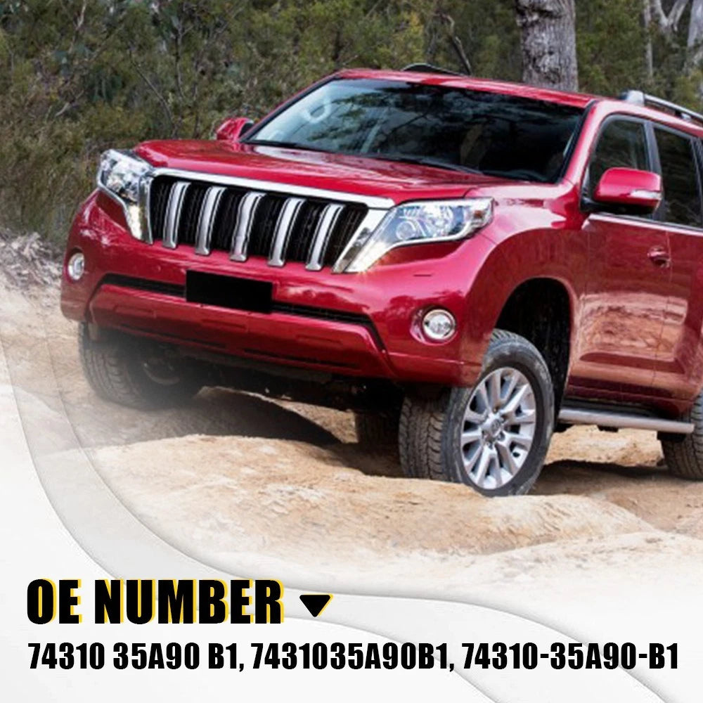 1x Grey Right Driver Sun Visor For Toyota Prado TRJ120 RZJ120 KZJ120 KDJ/GRJ120