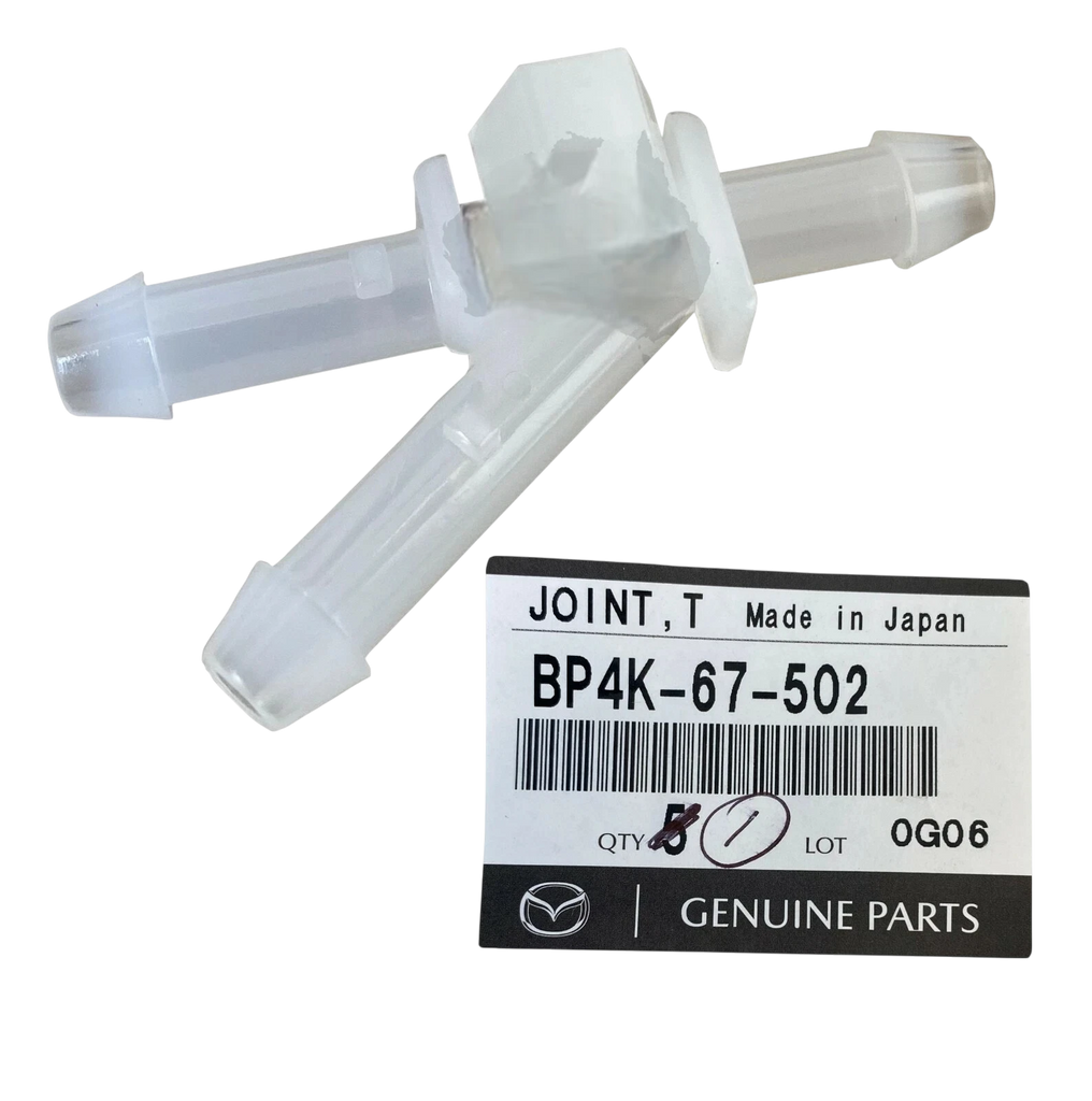 Genuine Mazda 3 BK windscreen washer hose connector Y-joint BP4K67502