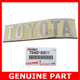 Genuine Toyota LandCruiser 40 Series rear back badge emblem