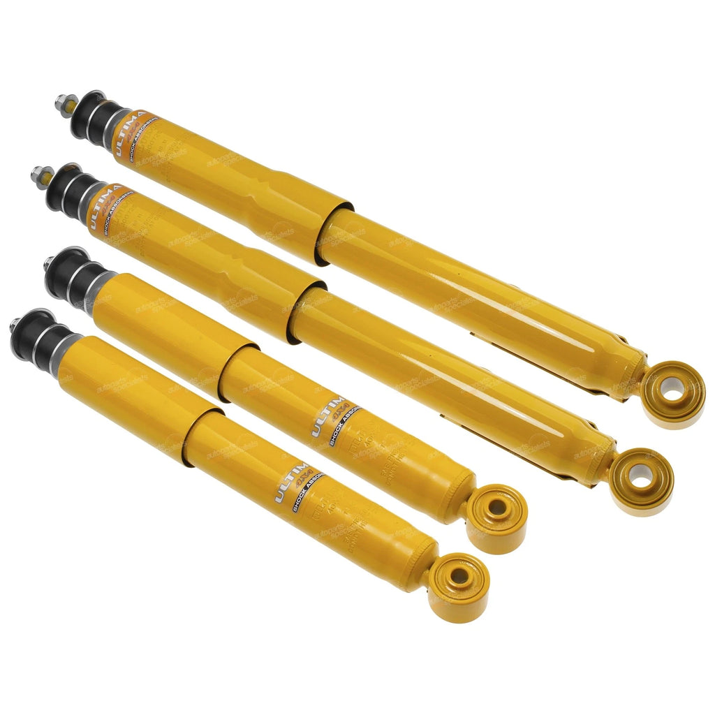 4 Gas Shock Absorbers for Landcruiser IFS 100 Series Wagon V8 Petrol + Diesel