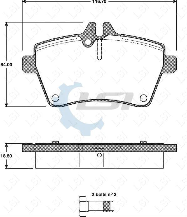 Front Brake Pads and Disc Rotors for Mercedes Benz B200 W245 2.0L 2005-2012