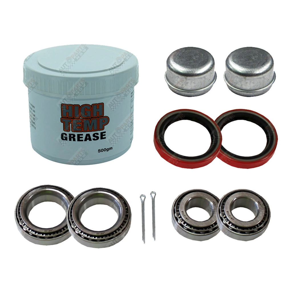 Car Box Trailer Bearings Kit Ford SL Type HCH Bearings & Seals + Grease
