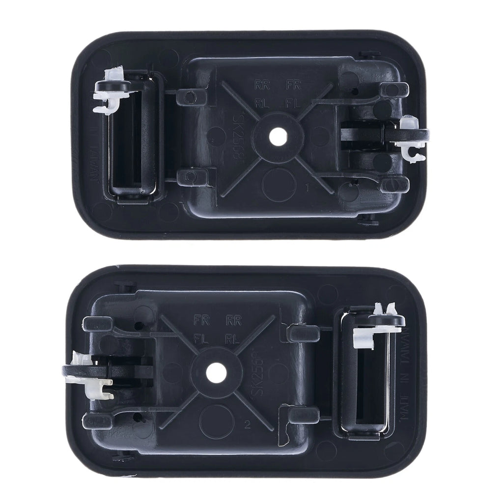 2pc Front = Rear Right & Left Inner Door Handle Gray for Suzuki Swift 89-91