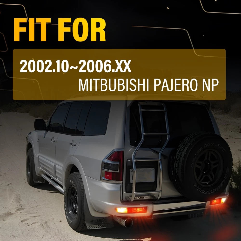 2PCS For Mitsubishi Pajero NP 2002-2006 LH RH Rear Bumper Bar Lamp Tail Light