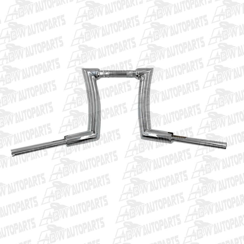 Chrome 12" Rise 2"Ape Hanger Handlebar 1"Clamp For Harley Sportster Yamaha Vstar