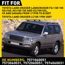 Load image into Gallery viewer, 4X Window Seal Weather Strips For Toyota LandCruiser 100 105 Series 4 Doors SUV