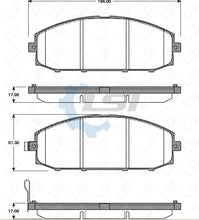 Load image into Gallery viewer, Front Brake Pads and Disc Rotors Set for Nissan PATROL GU Y61 4WD 1997-2016