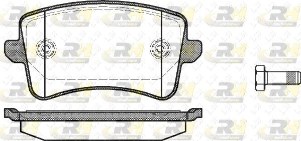 Rear Brake Disc Rotors and Brake Pads for Audi A4 A5 Q5 S4 B8 08-18 330mm