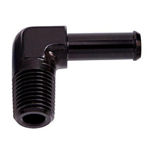 Load image into Gallery viewer, Aeroflow AF842-05BLK 90Deg 1/8" Npt To 5/16" Barb Black 90Deg Male To Male