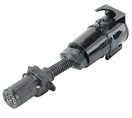 7 Pin Small Round to 7 Pin Large Round Trailer Connector Adaptor Plug ADA7SP7LS