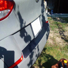 Load image into Gallery viewer, Car Rear Boot Bumper Protector Plate Trim Strip Cover Guard Carbon Fibre