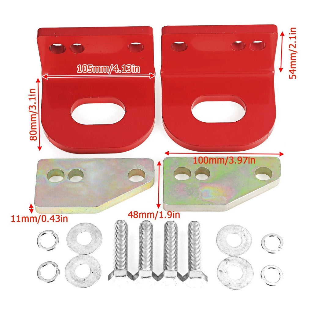 Recovery Tow Point Kit Heavy Duty 3250KG Hitch For Nissan Navara D22 H/D Pair AU