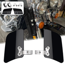 Load image into Gallery viewer, Black motorcycle front wind fork air deflector for Honda Kawasaki Yamaha
