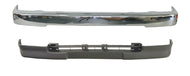 Front Chrome Bumper Bar & Apron Kit for Toyota Hilux 2WD 1997–2001