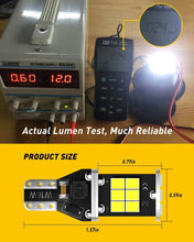Load image into Gallery viewer, 2x White Canbus Free T15 W16W 15SMD Canbus 2835 ERROR FREE LED Turn Signal Light