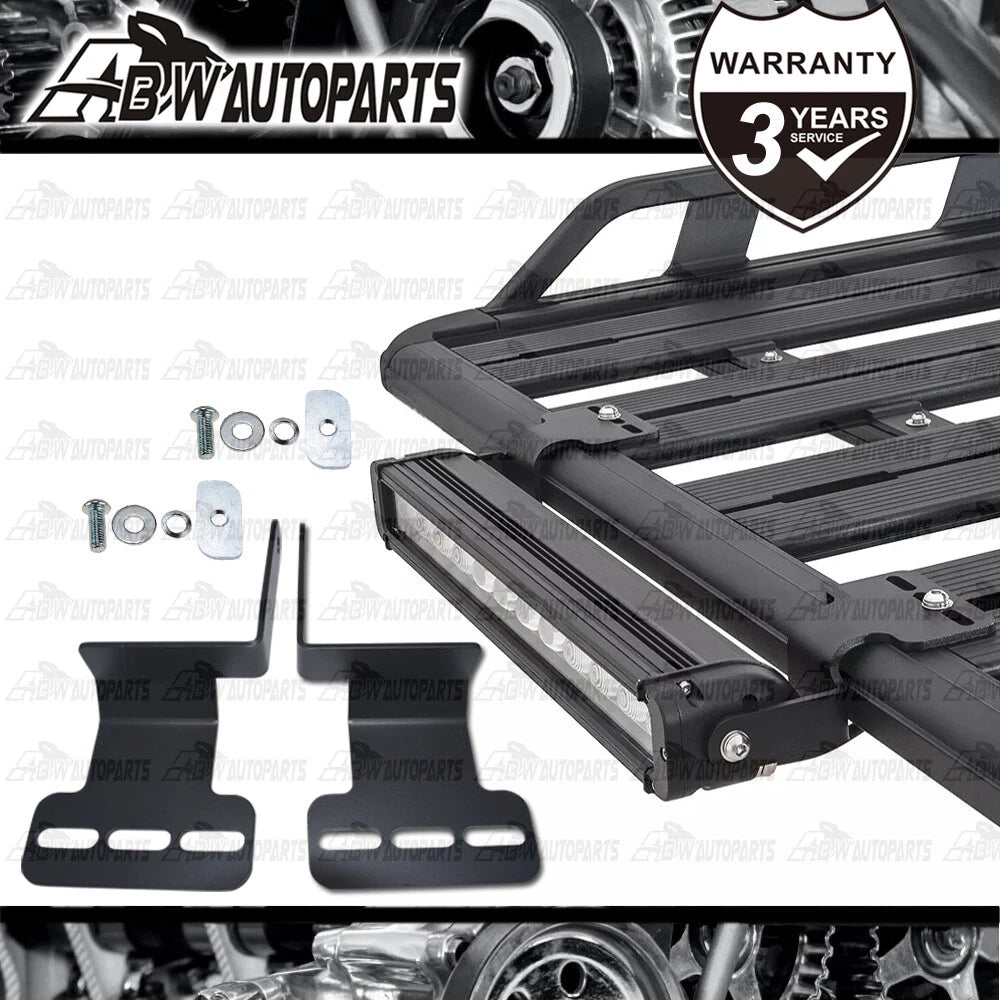 Pair for Rhino Rack Pioneer Platform Tray LED Light Bar Bracket