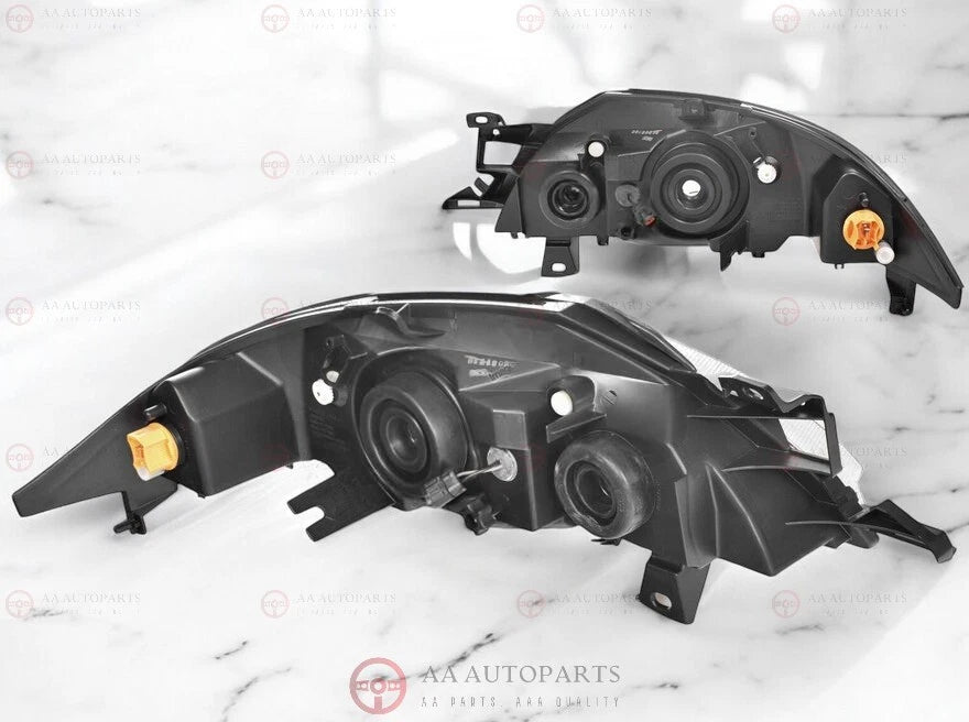 Chrome Headlights Pair Ford Falcon AU / Fairmont 1998-2002