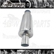 Load image into Gallery viewer, Pair 3.5" Cannon Stainless Steel Exhaust Muffler Polished Blue Tip 2"Inlet AU