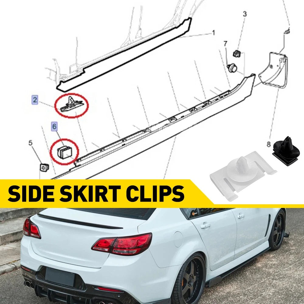 32pcs/kit Side Skirt Clips For Holden VE VF Commodore All 92138807 92138808