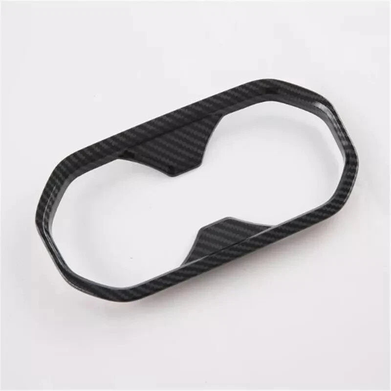Carbon Fiber Console Water Cup Holder Cover Trim For MG4 MG 4 EV 2023 2024 2025