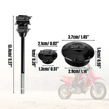 Load image into Gallery viewer, CNC Aluminum Billet Dress Up Kit for Honda CRF110 2013-Present Black Anodized ST
