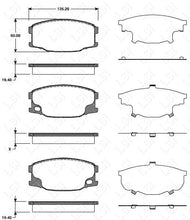 Load image into Gallery viewer, 8 x pcs Heavy Duty Front Brake Pads set for Mitsubishi Rosa Bus 3.9 4.9 Diesel