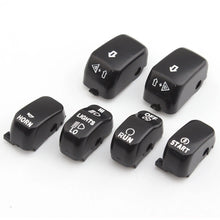 Load image into Gallery viewer, 6X Black Hand Control Switch Housing Button Covers Caps Kit For Harley XL 96-13