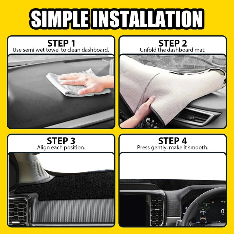 Dashboard Mat Dash Cover Protector for Ford Ranger XL XLT XLS Tremor