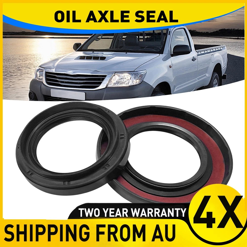 Front drive shaft oil seal kit for Toyota Hilux KUN26R 2010-2014, black rubber