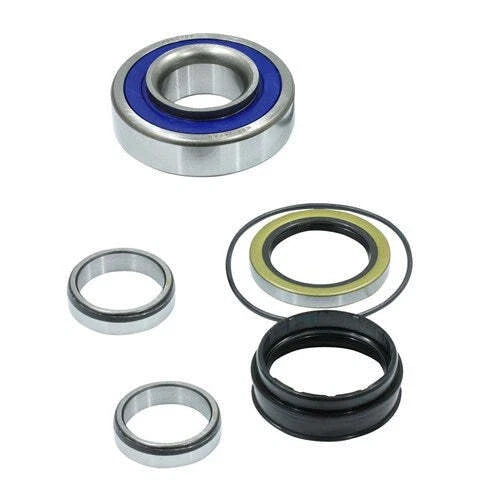Rear wheel bearing kit with ABS rings, seals and hardware for Toyota Hilux, Hiace and Dyna