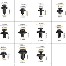 Load image into Gallery viewer, 650 PCS Car Body Trim Clips Retainer Bumper Auto Panel Push Plastic Fastener Kit