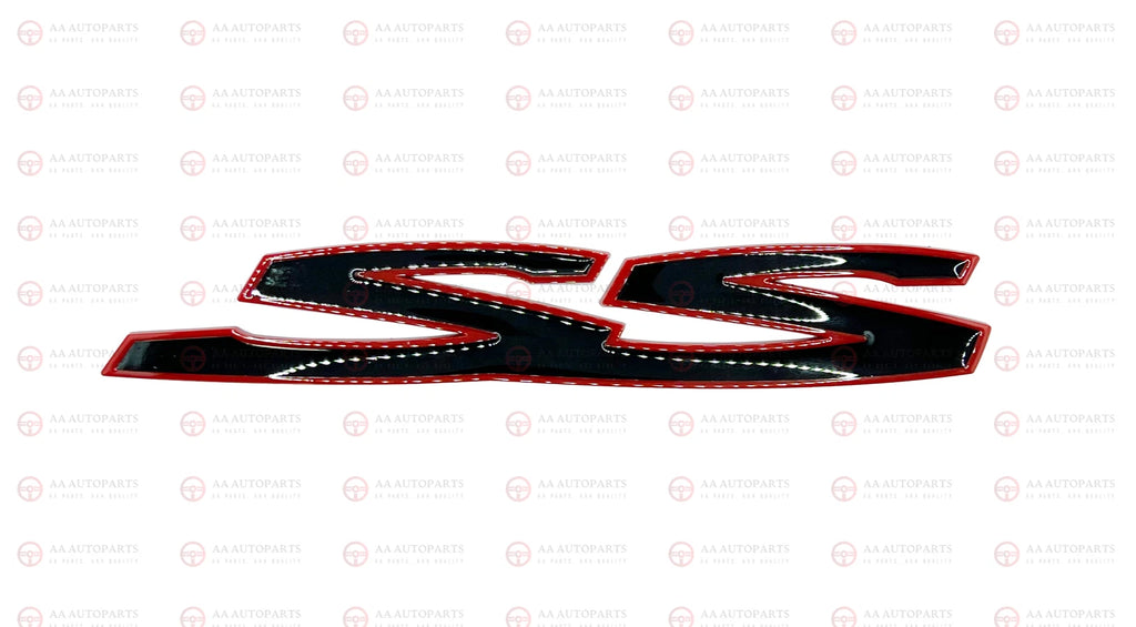 Red Gloss Black SS Badge Emblem for Holden Commodore VE VF SV8