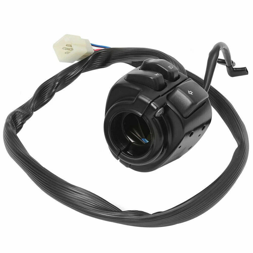 1" 25mm Handlebar Control Switch Wiring Harness Housing Black For Harley Softail