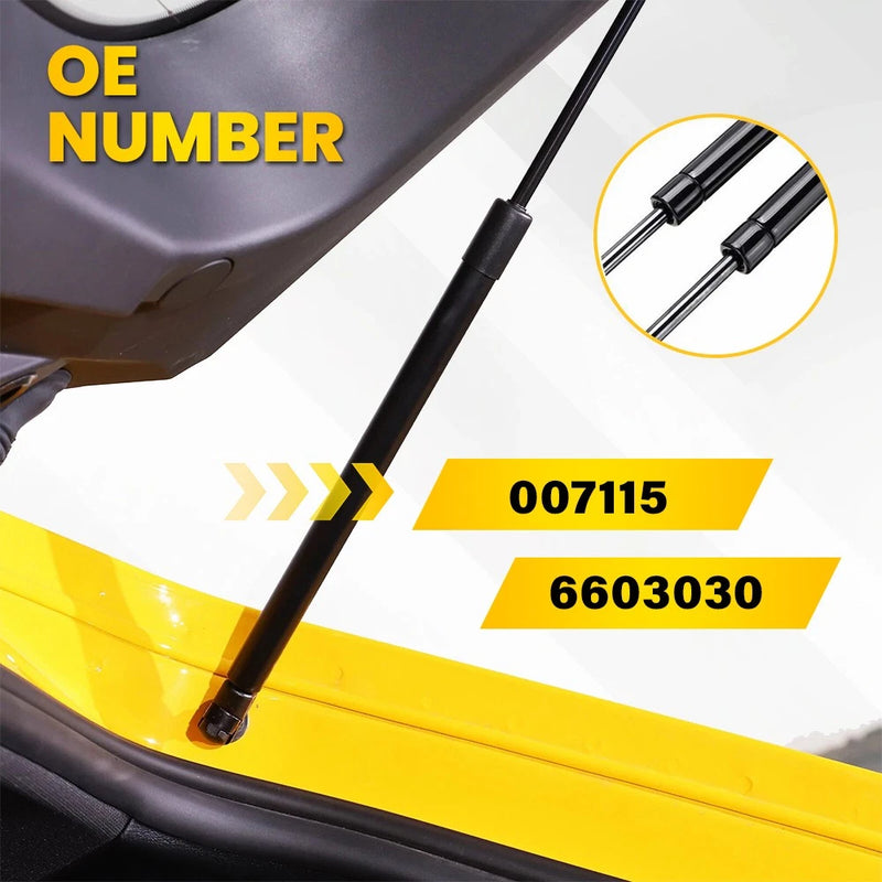 2x Gas Struts for ARB Canopy Side & Rear Window 285mm 007115 6603030
