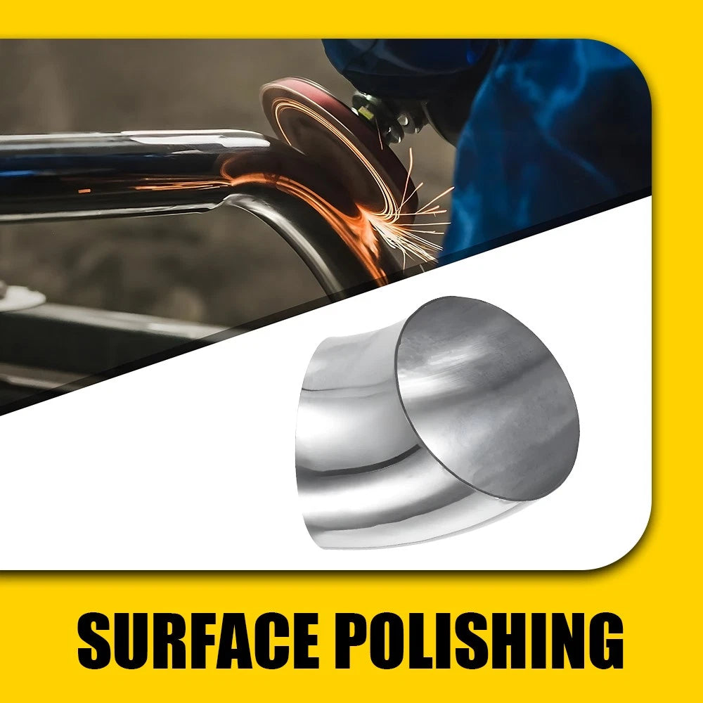 4-40X Car Exhaust Pipe Stainless Steel 45 Degree Bend Elbow Tubes 3Inch/76mm A