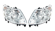 Headlight Pair for Fiat Ducato Series II 2007-2011 White Plug