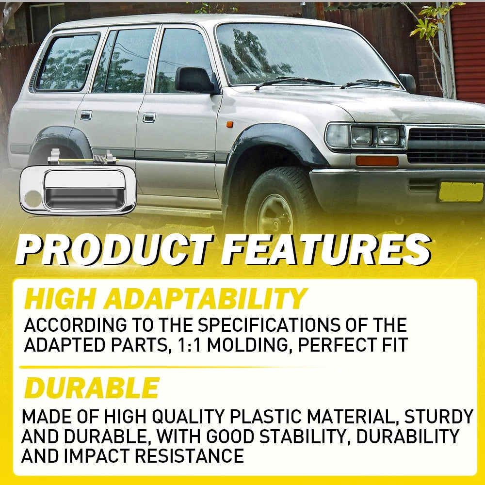 Chrome Front Right Side Outer Door Handle for Toyota Landcruiser J80 1990-98 AU