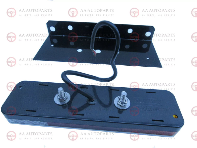 Universal LED Ute & Trailer Tail Light Pair with Brackets & Relays