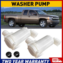 Load image into Gallery viewer, Pair Windscreen Washer Pump Motor Suitable For Nissan Navara D22 2001 - 2008