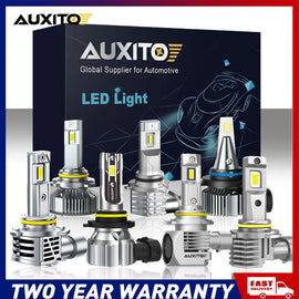 AUXITO HB4 9006 LED Globes Headlight Hi/Low Beam 20000LM 60W 6500K Lamp Bulbs A