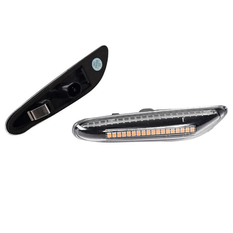 2x Dynamic LED Side Indicator Turn Signal Lights for BMW E90 E92 E93 E60