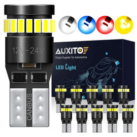 2/10x T10 168 175 Car Bulb LED Canbus AMBER RED WHITE Side Light Bulbs Globe AU