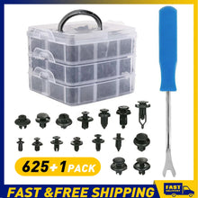 Load image into Gallery viewer, 625pcs Car Clips Automotive Trim Body Pins Push Retainer Fastener Assortment Kit